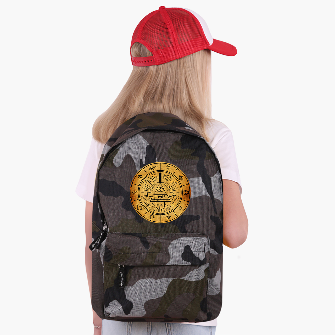 Рюкзак детский Bill Cipher Gravity Falls Камуфляж (9263-2627-CG) - фото 2 Рюкзак детский Bill Cipher Gravity Falls Камуфляж (9263-2627-CG) - фото 2