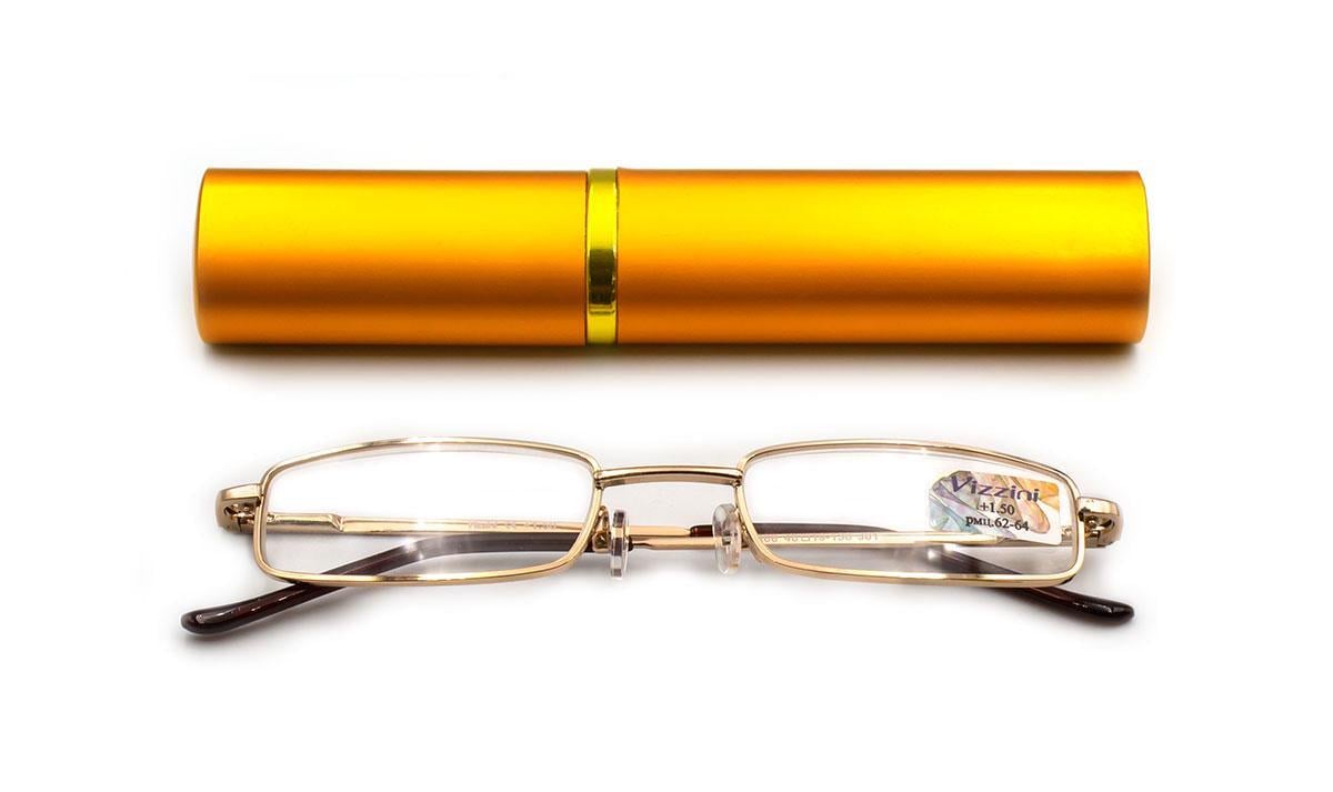 Очки Koko 2134 Comfort в футляре +2,00 Золотистый