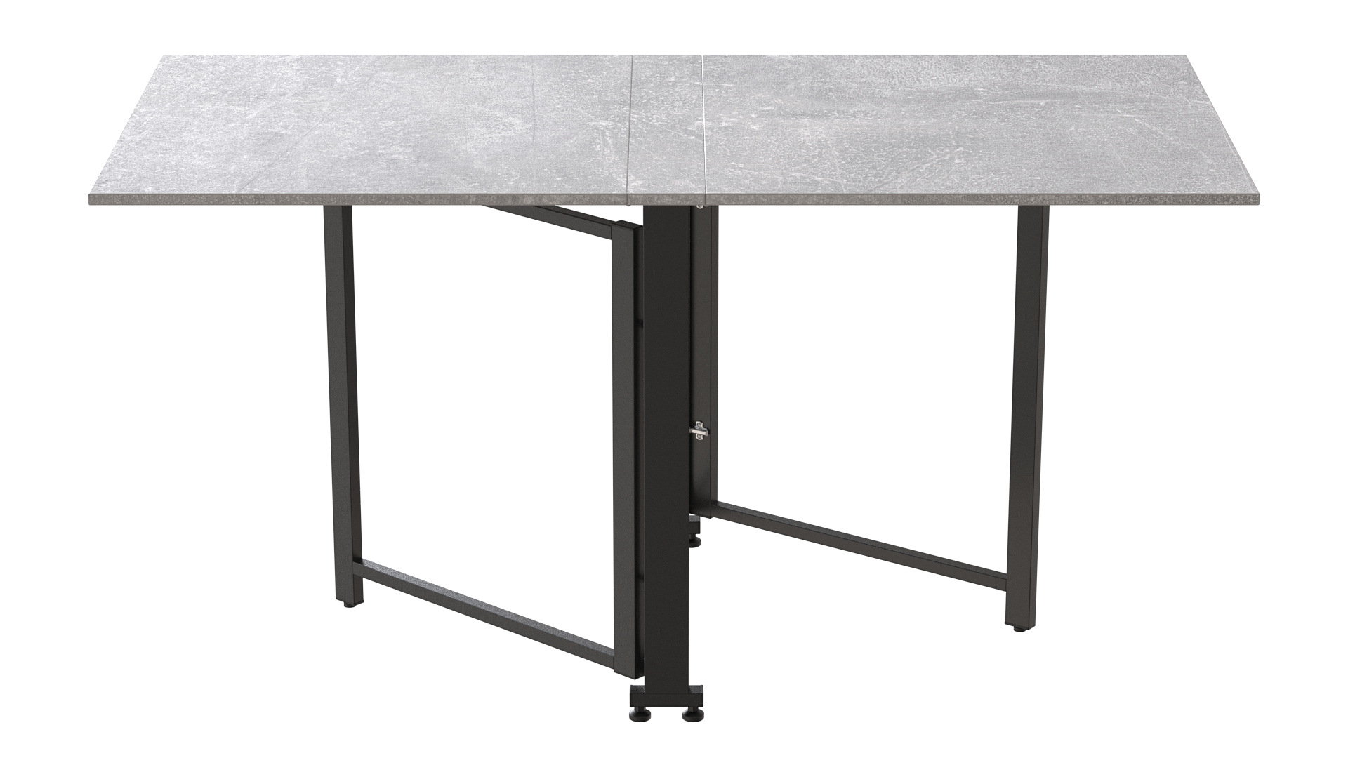 Стол-книжка трансформер Ferrum-decor Orion 2 16 мм 750x1520x730 мм Черный/Бетон (ORI207) - фото 4 Стол-книжка трансформер Ferrum-decor Orion 2 16 мм 750x1520x730 мм Черный/Бетон (ORI207) - фото 4