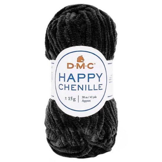 Пряжа DMC Happy Chenille 22 Черный
