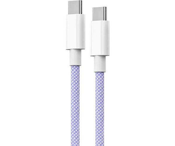 Кабель Data Gelius iCable GP-UCN010 Type-C-Type-C 1,2 м 60W Violet (0100000099413) - фото 1 Кабель Data Gelius iCable GP-UCN010 Type-C-Type-C 1,2 м 60W Violet (0100000099413) - фото 1