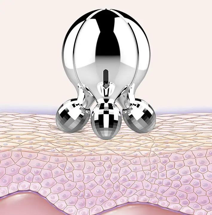 Массажер роликовый для подтяжки лица многофункциональный с поворотом на 360 градусов (00505) - фото 6