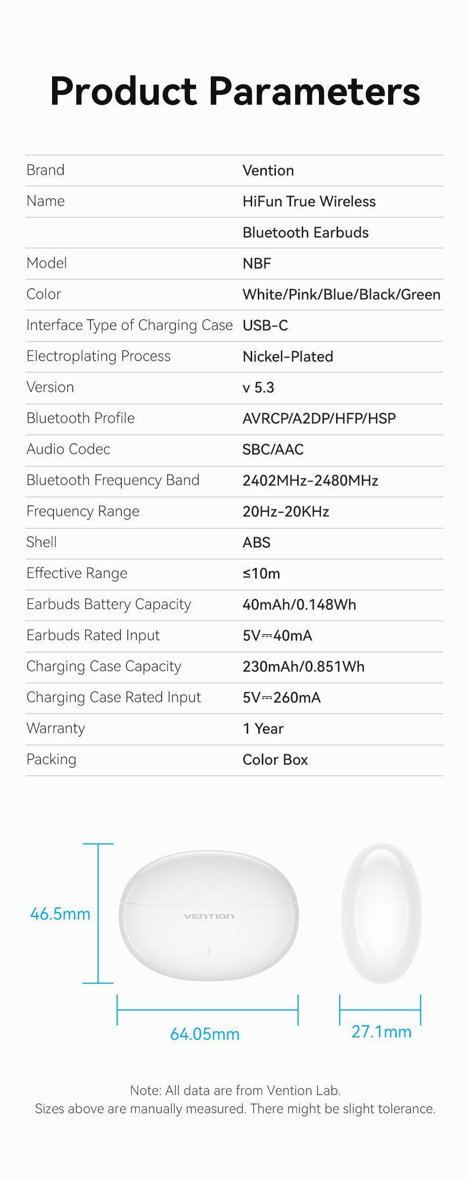 Навушники бездротові Vention Elf E01 Bluetooth 5.3 TWS шумозаглушення AAC/SBC Hi-Fi IPX4 водонепроникні Фіолетовий (NBFV0) - фото 9 Навушники бездротові Vention Elf E01 Bluetooth 5.3 TWS шумозаглушення AAC/SBC Hi-Fi IPX4 водонепроникні Фіолетовий (NBFV0) - фото 9