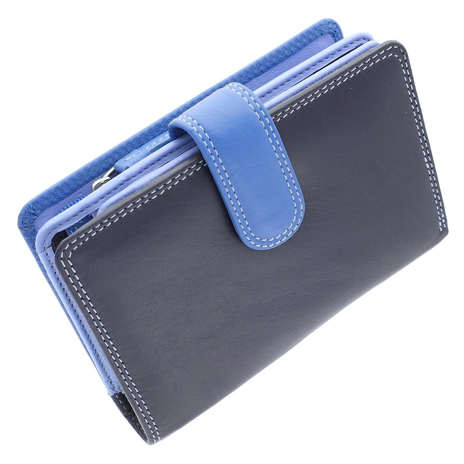 Кошелек женский кожаный Visconti RB51 - Fiji Blue multi