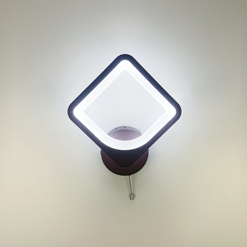 Бра мінімалістичнe LED у корпусі Coffee (2281/1S CF) - фото 2