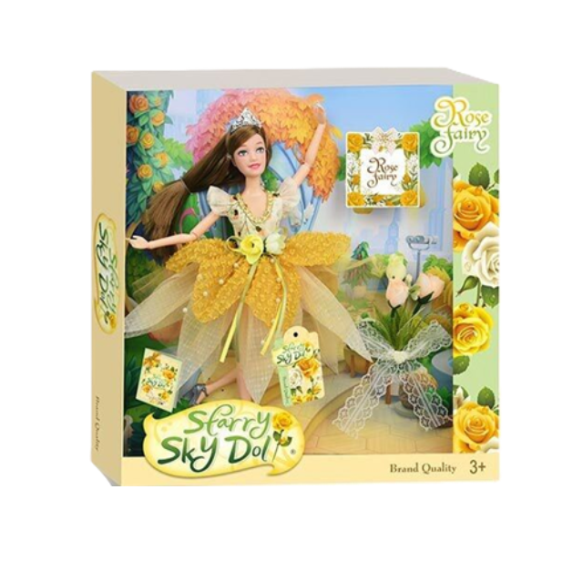 Кукла SK 049 B/48/2 и диадема/цветы/в коробке 30 см (25484211)