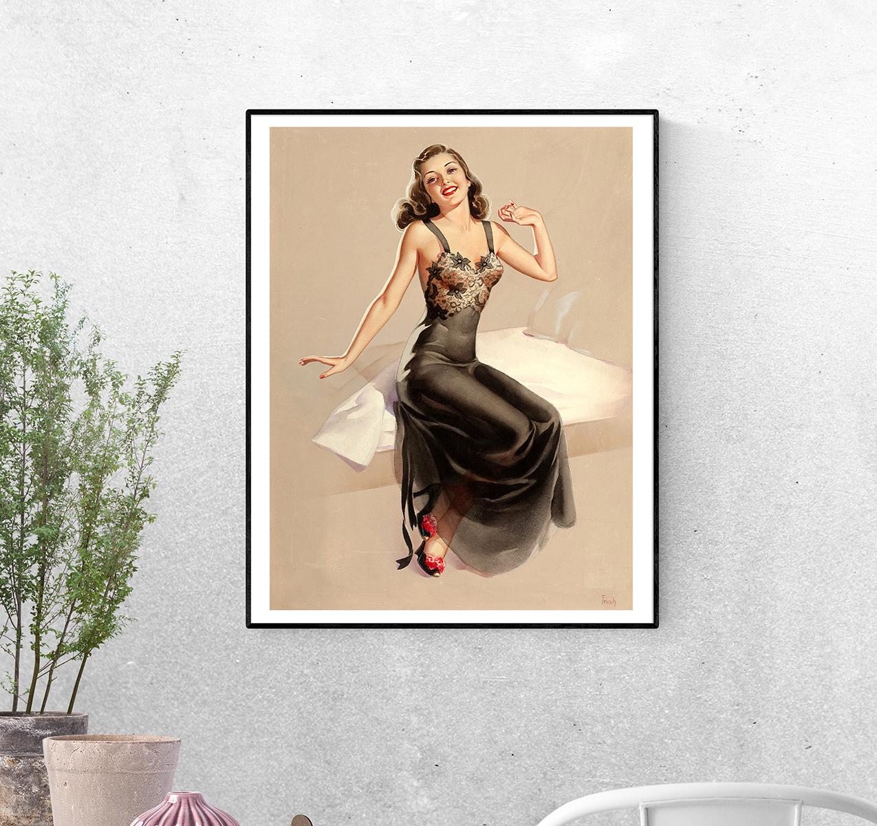 Постер Доброе утро. Перл Алиса Фруш формат А-1 (pin_up010156_Poster)