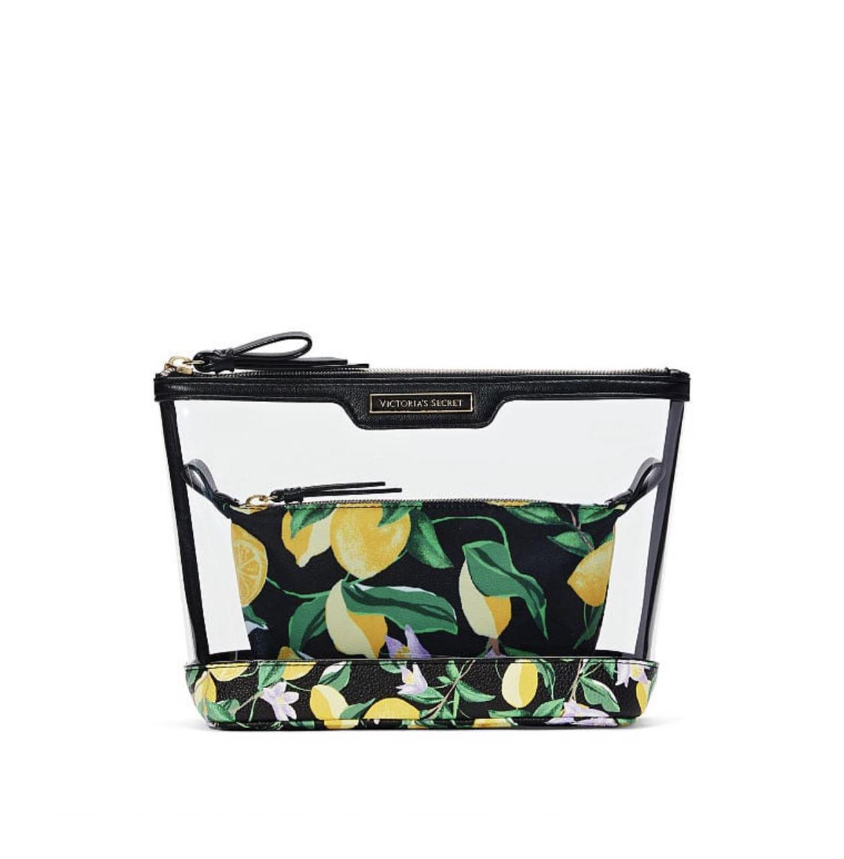 Набір косметичок Victoria's Secret 2-piece Makeup Bag Чорний (23022193)