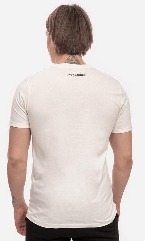 Футболка чоловіча Jack&Jones бавовна M Бежевий - фото 2