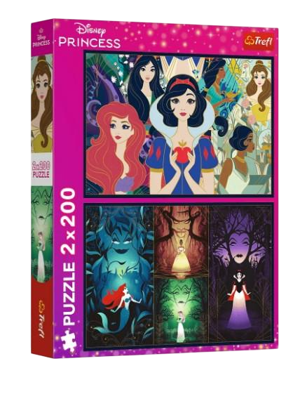 Пазл Trefl Волшебные принцессы Дисней 13317 2х200 элементов в коробке (5900511133172)