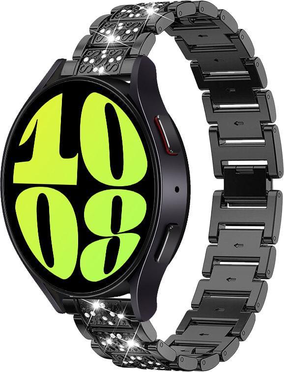 Браслет металлический Glam для Galaxy Watch 6 44 мм Black (37595-2B)
