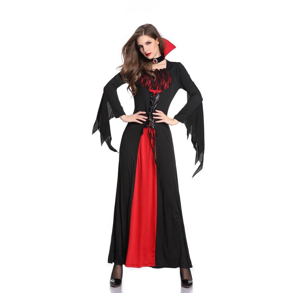 Платье Вампира на Хэллоуин Черный/Красный (Disfraz L/90/86/146) - фото 4 Платье Вампира на Хэллоуин Черный/Красный (Disfraz L/90/86/146) - фото 4