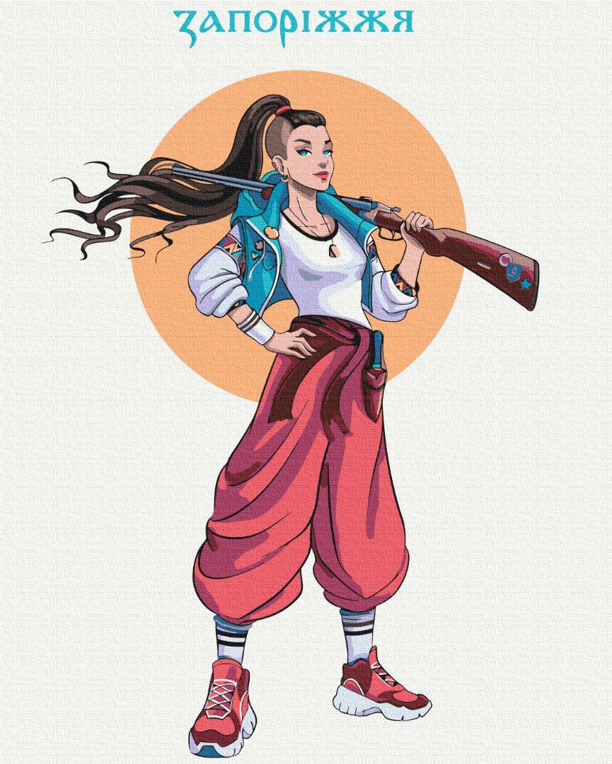 Картина по номерам Brushme Казацкий драйв Запорожья 40x50 см (PBS53139)