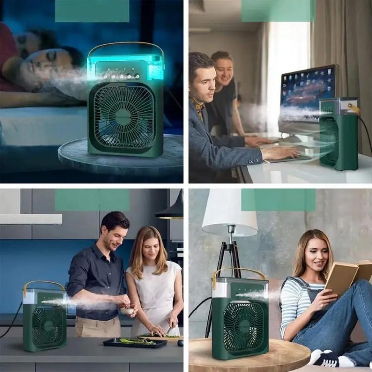 Вентилятор настільний Fan mini USB Green (212252141) - фото 6