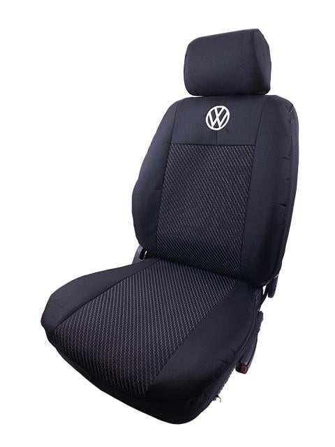 Чохли АвтоСвіт VW T4 Bus 1990-2003 1+2 Чорний (642931)