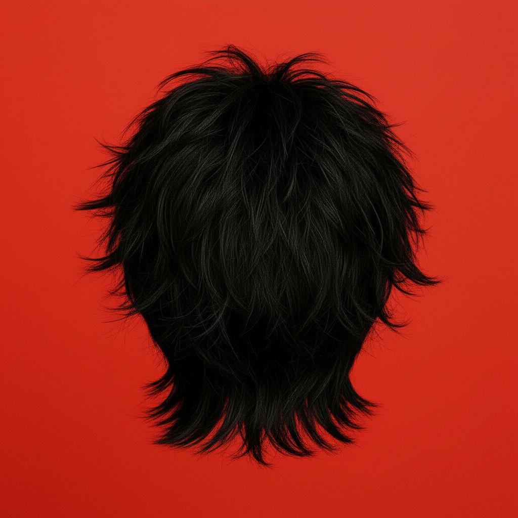 Перука для косплей Shinpachi Shimura із манги Gintama Чорний (K000800) - фото 2 Перука для косплей Shinpachi Shimura із манги Gintama Чорний (K000800) - фото 2