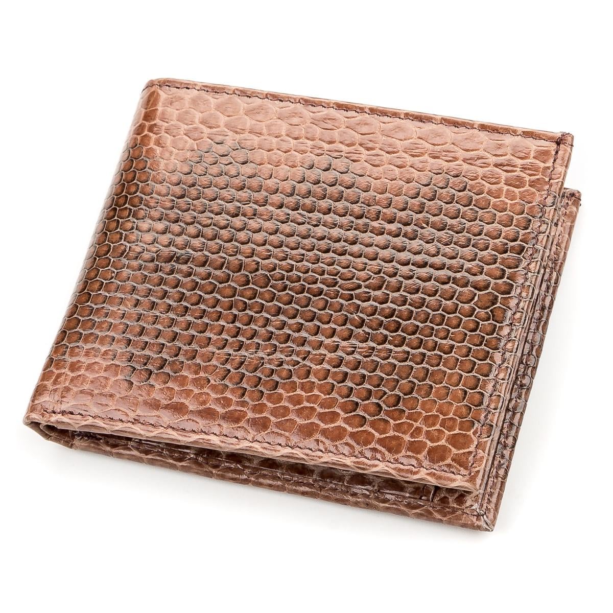 Кошелек Sea snake leather 18142 кожа Коричневый (22265)