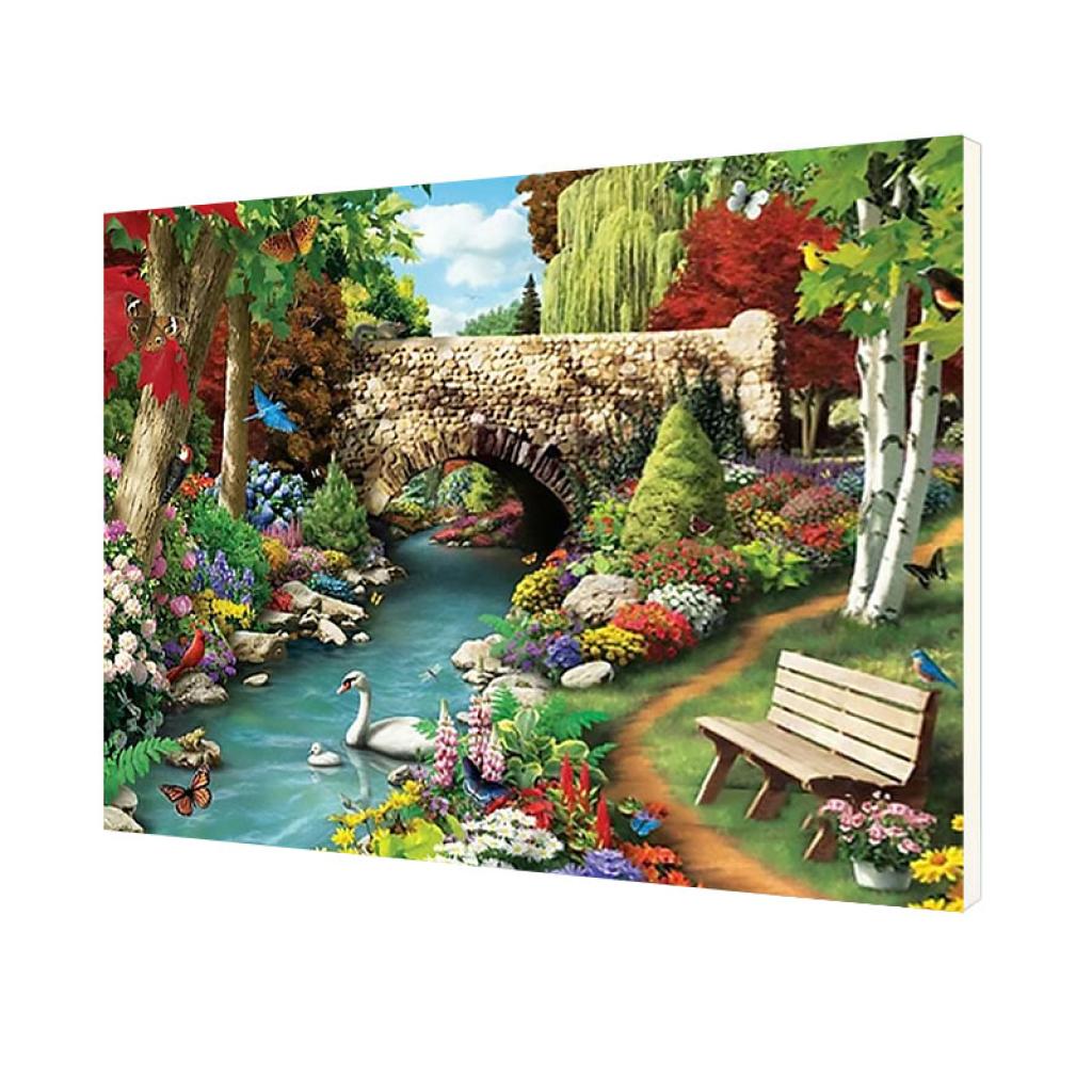 Картина по номерам Lesko DIY Райское местечко 40x50 см (WH3032)