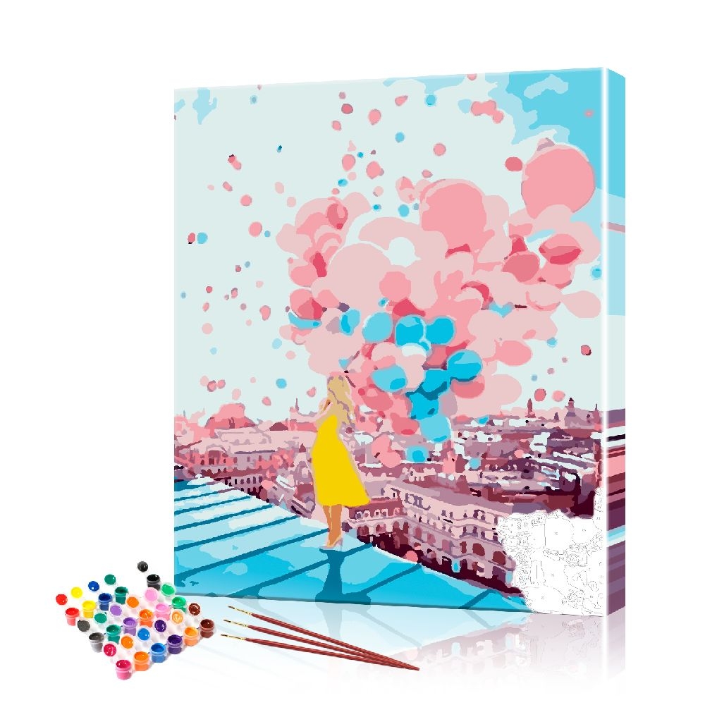 Картина за номерами ArtSale Над містом PBN0895 40х50 см