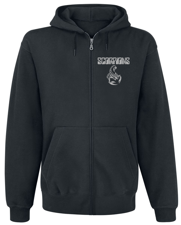 Толстовка с молнией Logo "Scorpions" XL Черный (27220) Толстовка с молнией Logo "Scorpions" XL Черный (27220)