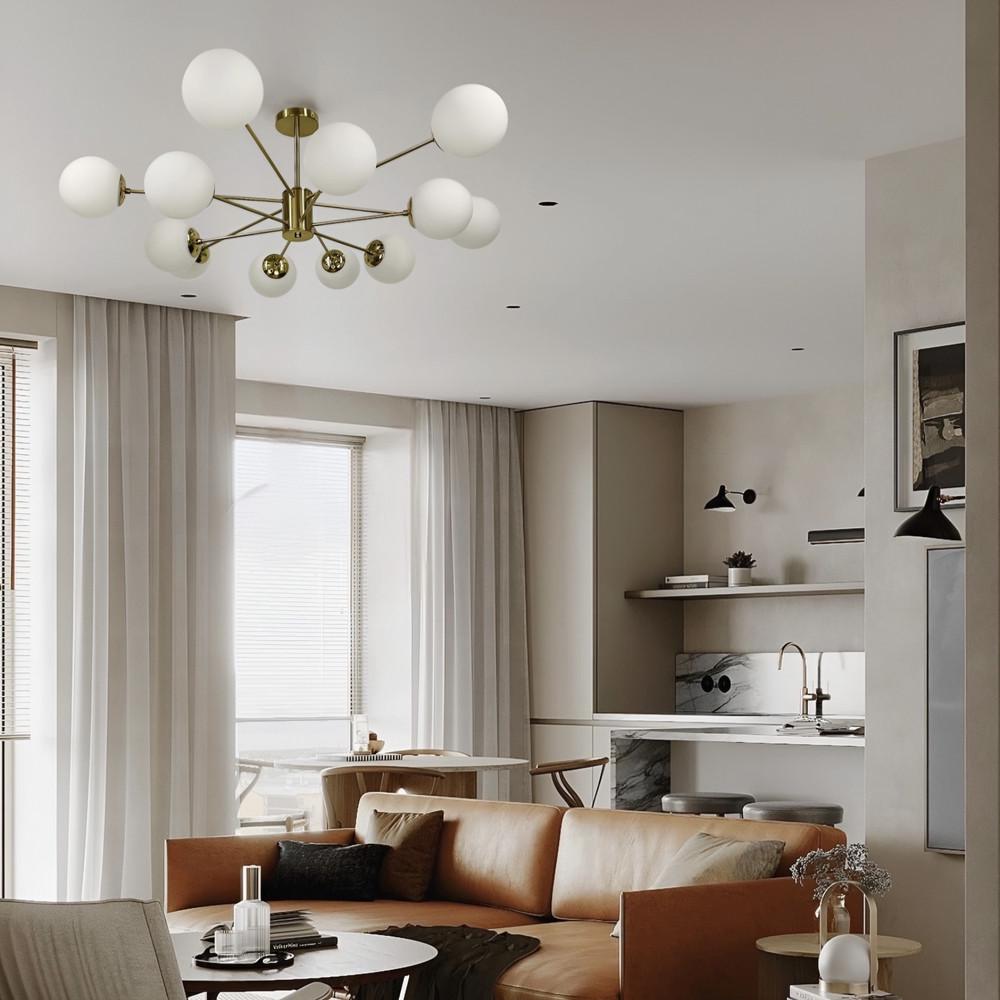 Люстра стельова Right Selection на 12 плафонів (CD 111/12 AB) - фото 6 Люстра стельова Right Selection на 12 плафонів (CD 111/12 AB) - фото 6