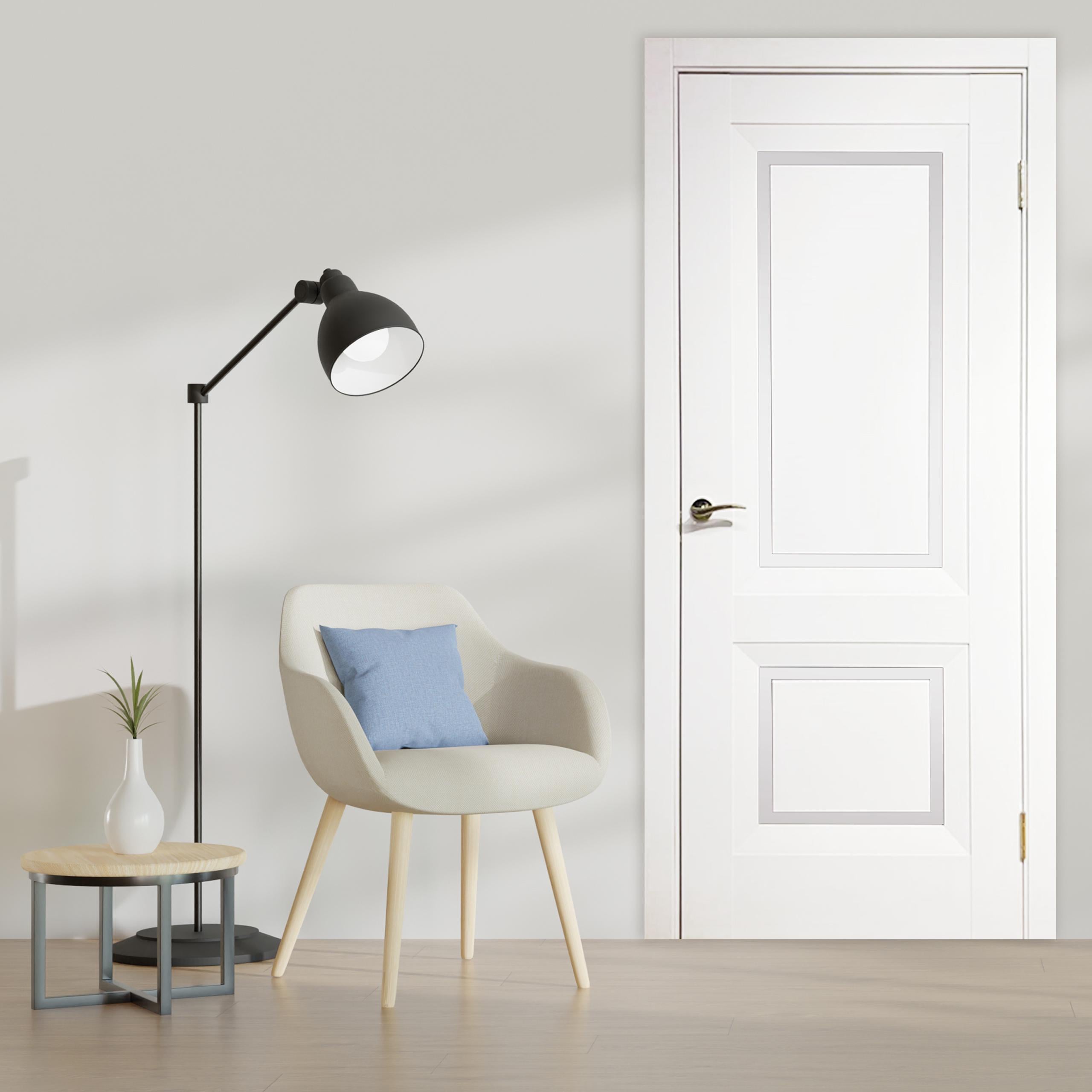 Двері Греція скло сатин супермат 2000х700 мм Білосніжний (60773)