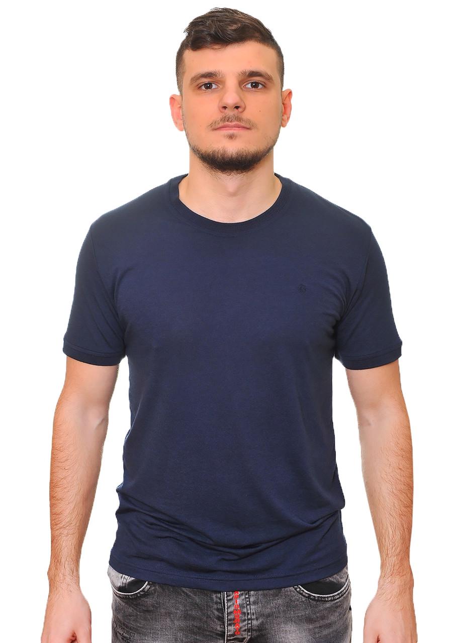 Футболка чоловіча Le Gutti 23-1539-02 XL Темно-синій - фото 2