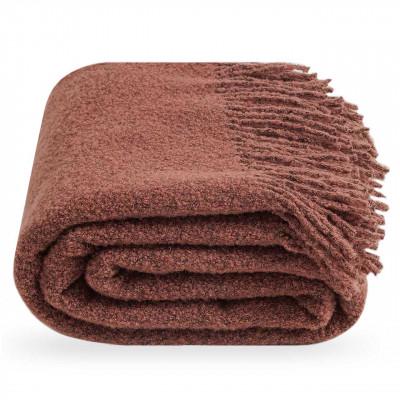 Плед букле 150х200 см Бледно-розовый - фото 1 Плед букле 150х200 см Бледно-розовый - фото 1