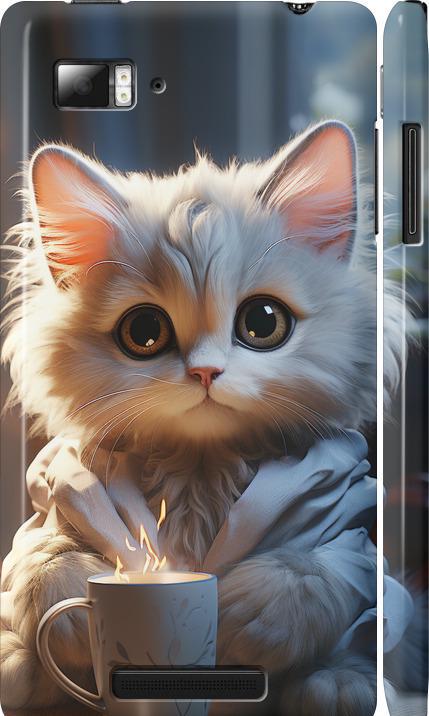Чехол на Lenovo Vibe Z K910 White cat (5646m-85-42517)