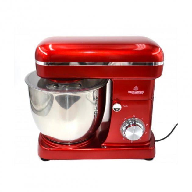 Тестомес Crownberg CB-3406 5 л Красный (CB-3406)