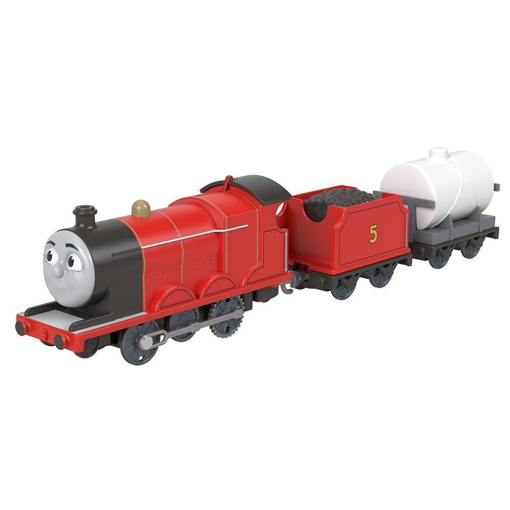Поезд классический моторизированный Thomas & Friends Fisher-Price Джеймс из юбилейной серии к 80-летию
