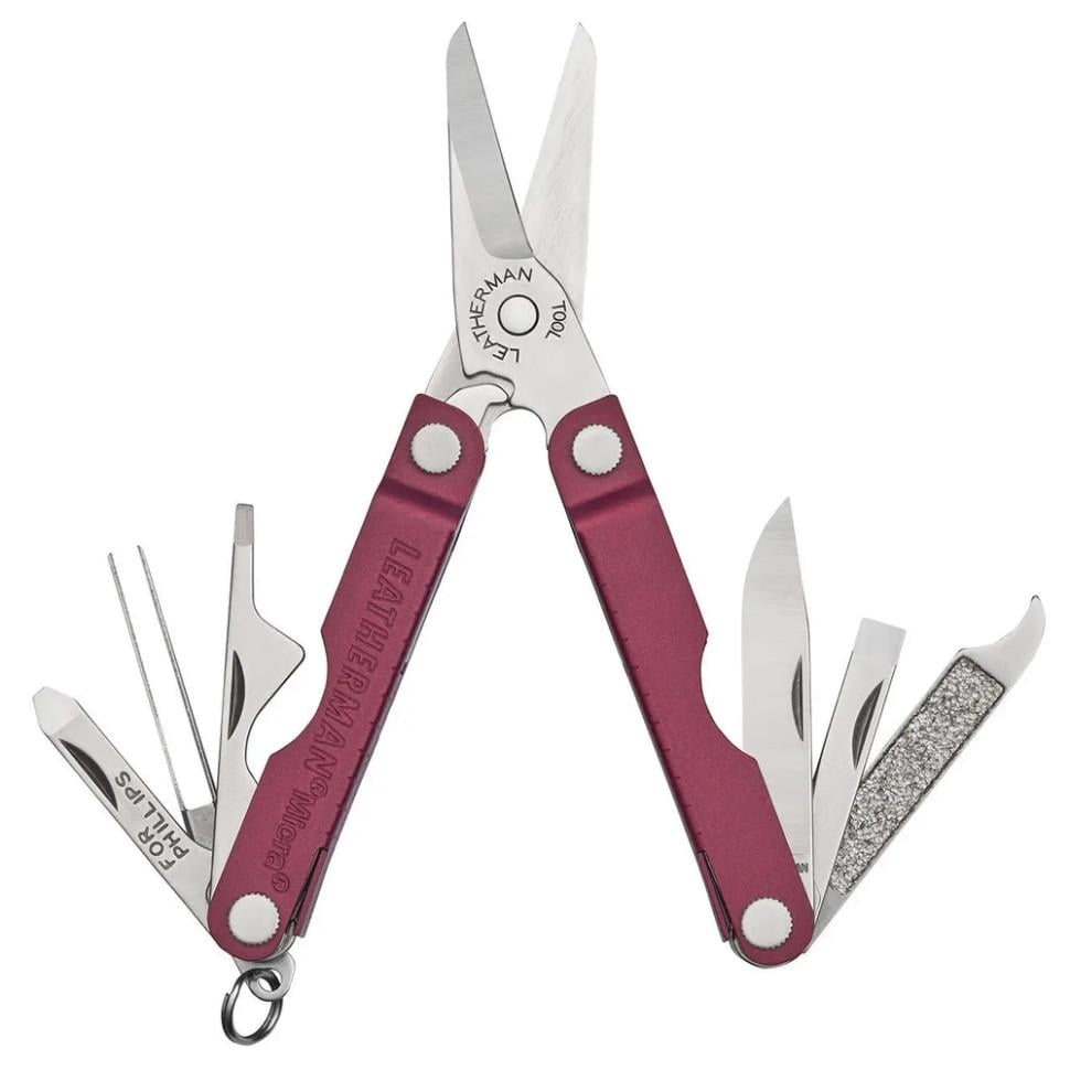Мультиинструмент Leatherman Micra Cherry 10 функций 40,6 мм (833040)
