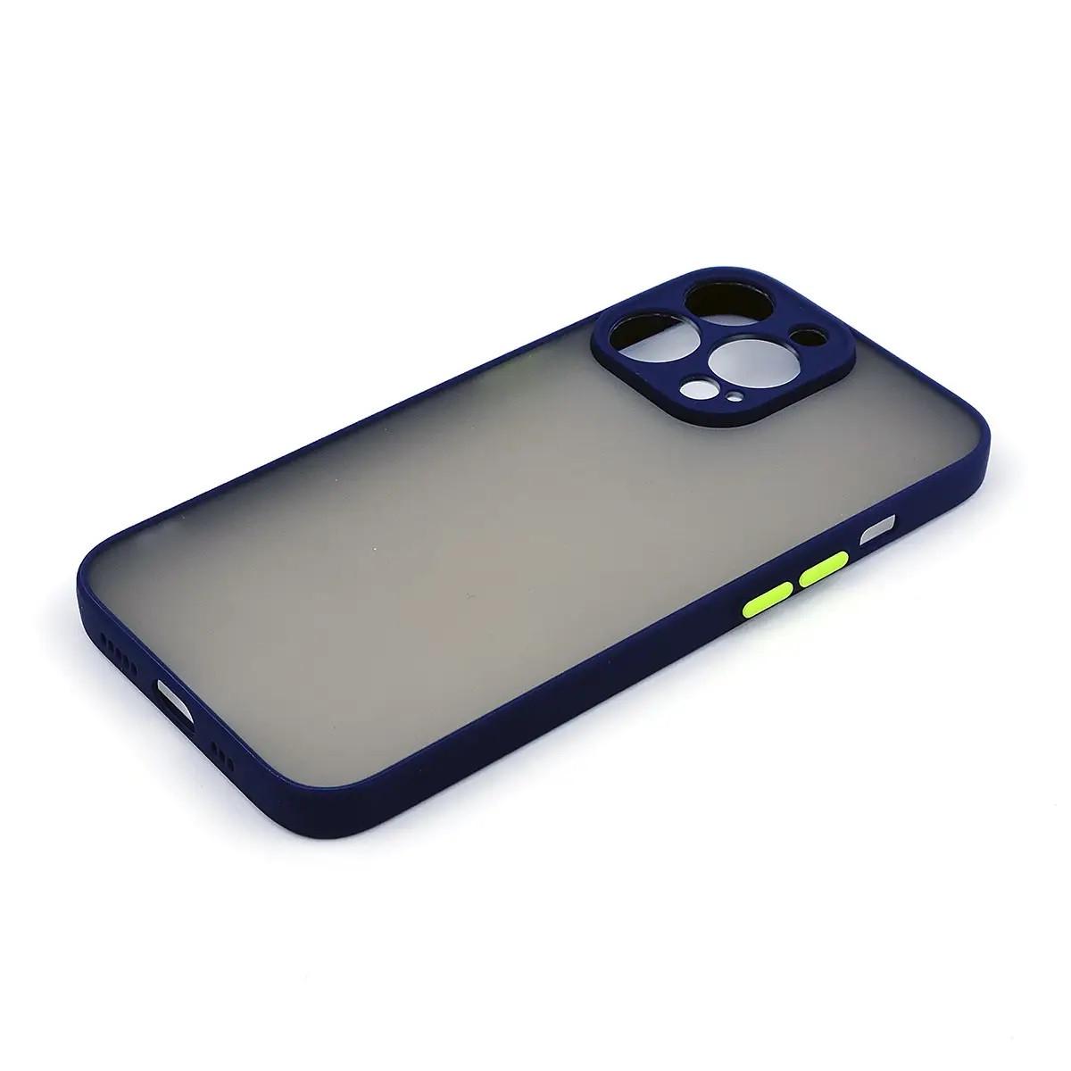 Силиконовый Чехол Накладка Avenger Totu Series Separate Camera Для iPhone 14 Pro Max Navy Blue