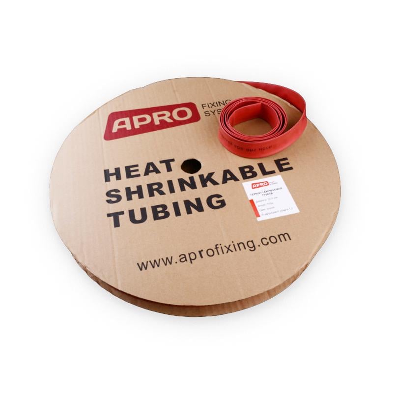 Трубка термоусадочная Apro 16 мм 100 м Красный (ZRB-16R)