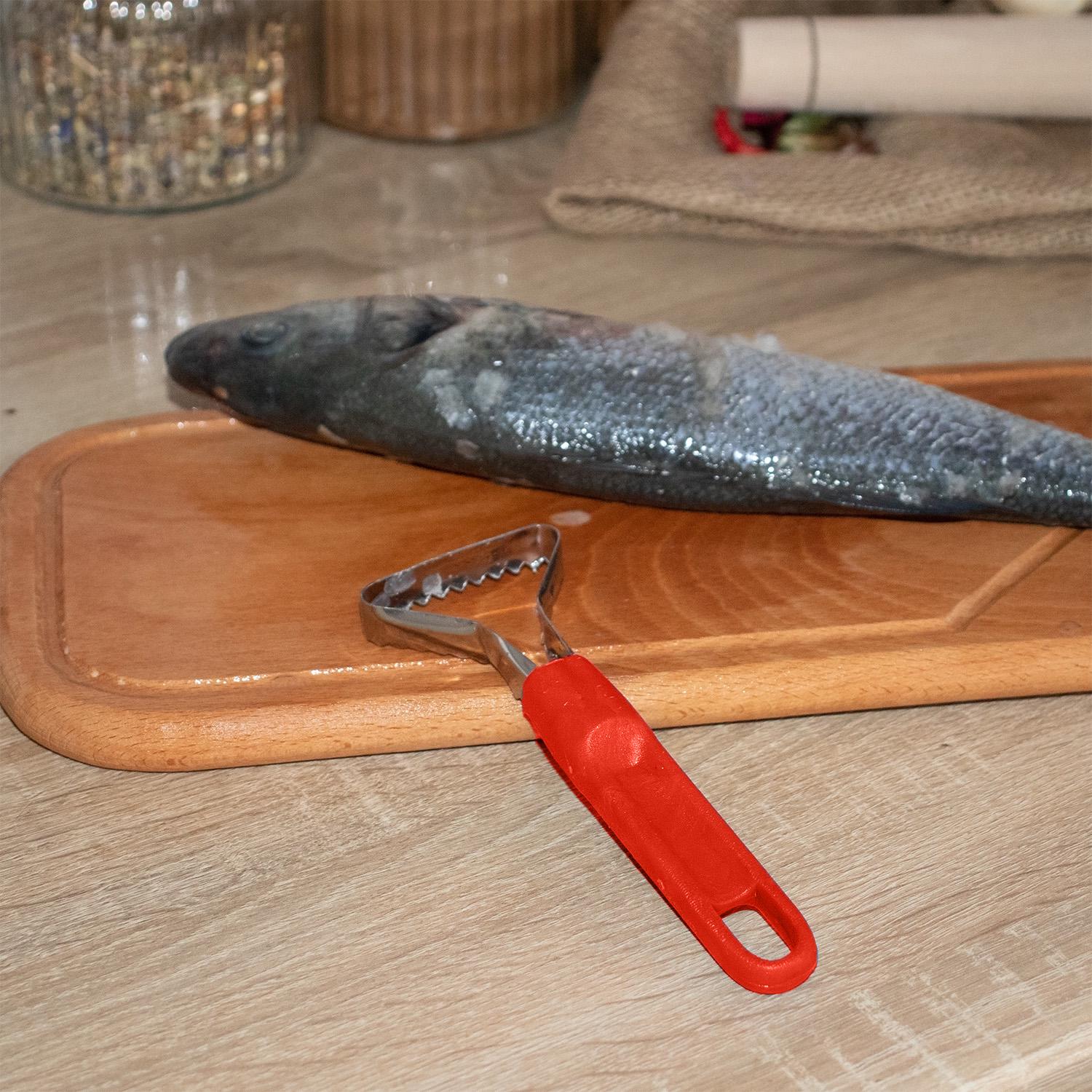 Нож для чистки рыбы с пластиковой ручкой 15 см Красный (20860035) - фото 9 Нож для чистки рыбы с пластиковой ручкой 15 см Красный (20860035) - фото 9