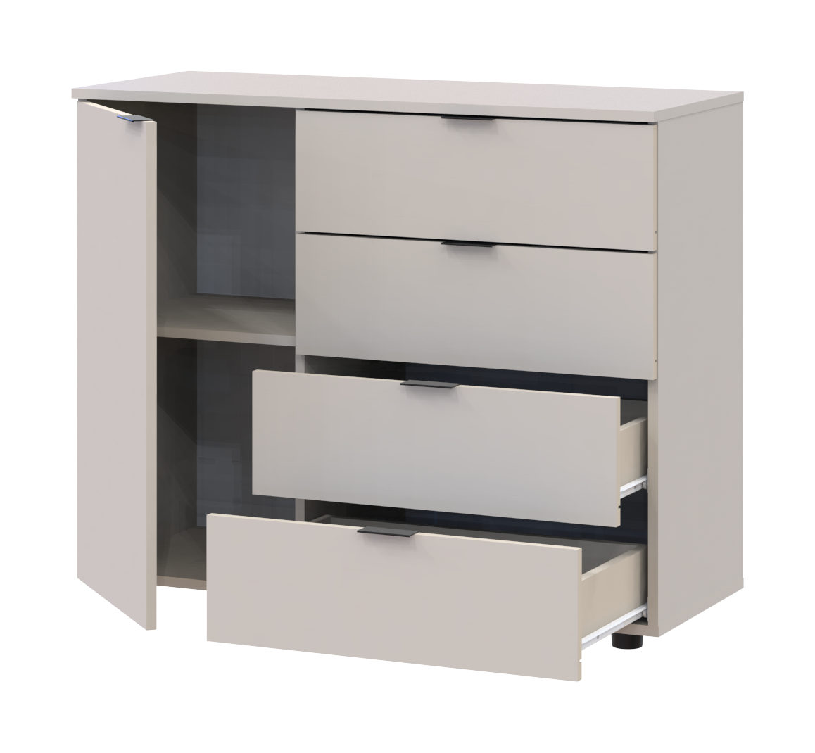 Комод в гостиную Doros Гелар GС1 100х40х81,2 см Кашемир (DRS-011290) - фото 5 Комод в гостиную Doros Гелар GС1 100х40х81,2 см Кашемир (DRS-011290) - фото 5