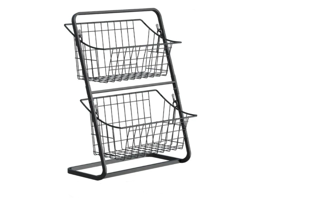 Органайзер металевий для кухні 2 яруси Storage Rack (BG4459)