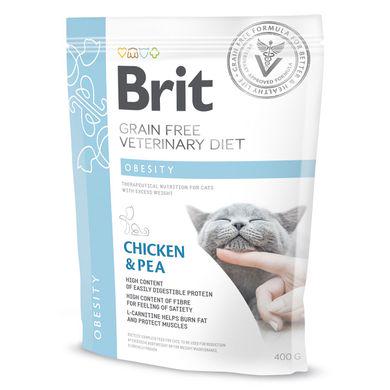 Сухой корм Brit GF Veterinary Diet Obesity для кошек для снижения веса 400 г Курица
