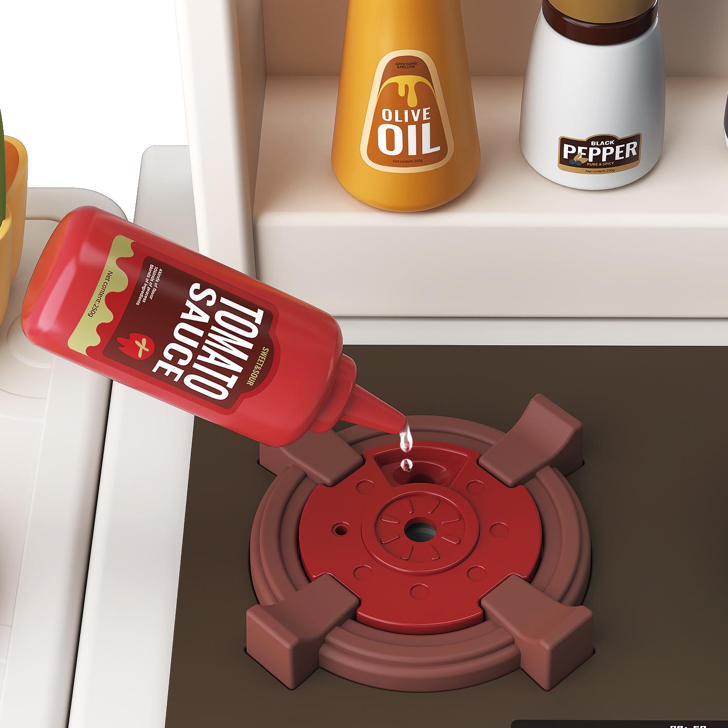 Кухня дитяча Lolly Kids LK177 88 см та ефекти та 55 аксесуари (9798) - фото 2 Кухня дитяча Lolly Kids LK177 88 см та ефекти та 55 аксесуари (9798) - фото 2