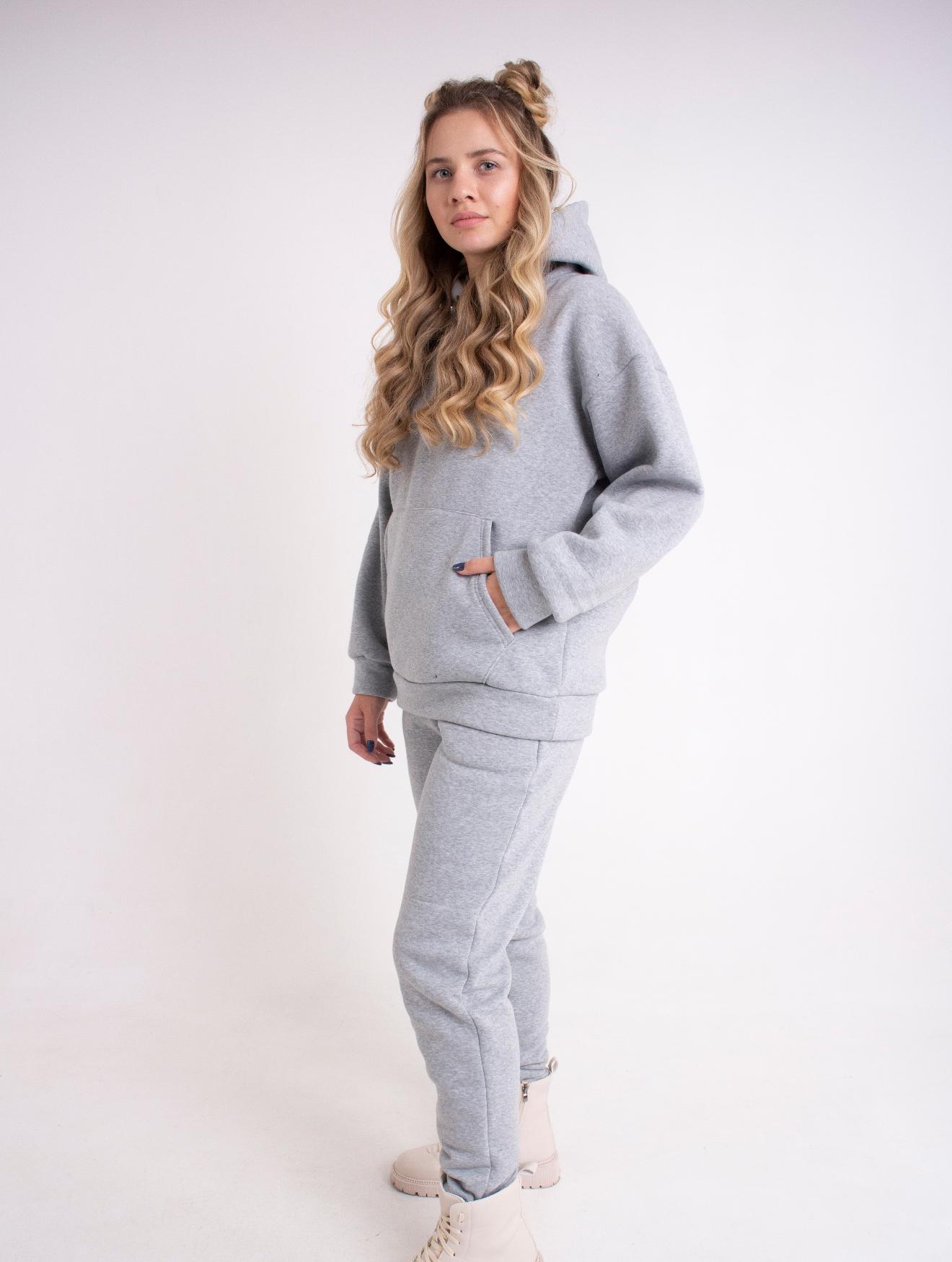 Спортивный костюм женский Олли на флисе р. 54 Серый - фото 2 Спортивный костюм женский Олли на флисе р. 54 Серый - фото 2