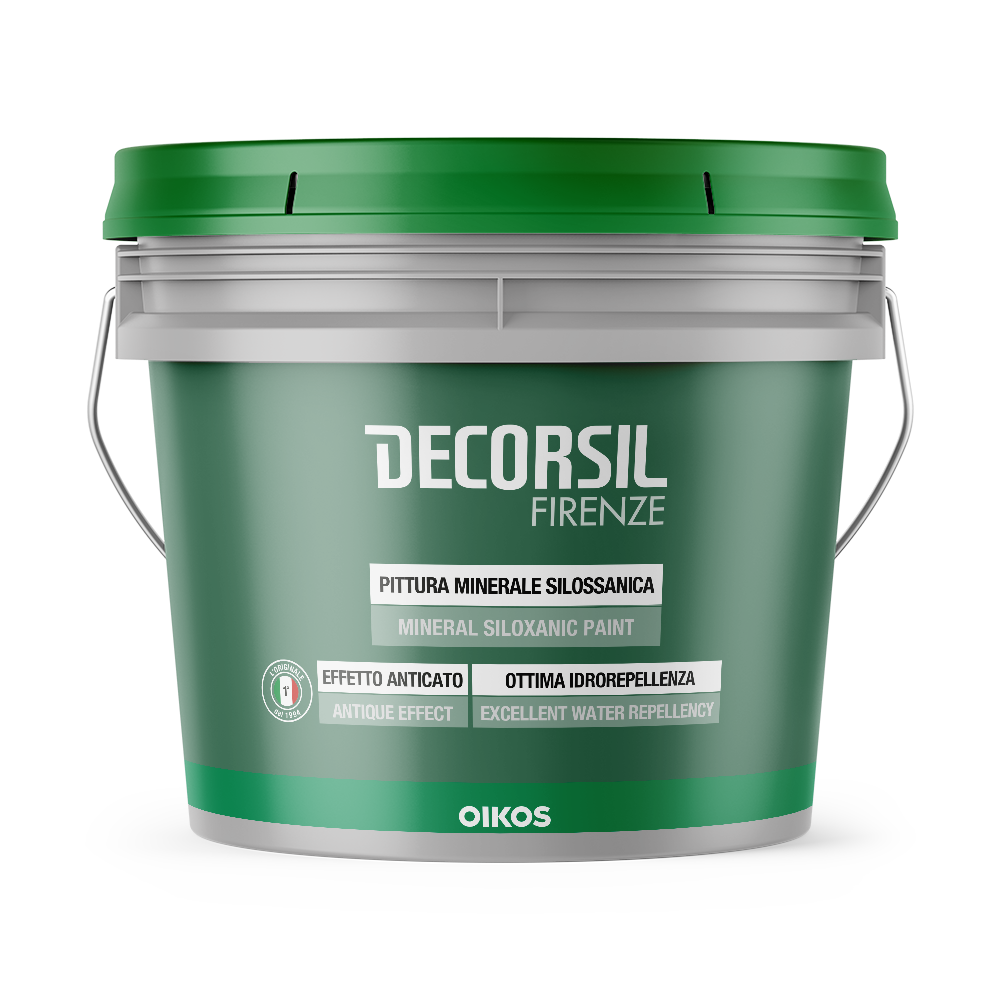 Фарба для фасадів силоксанова Oikos DECORSIL FIRENZE 14 л (2493479361)