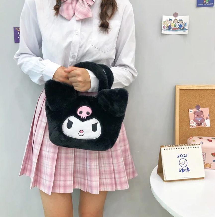 Сумка плюшевая Kawaii Kuromi Черный (87148887) - фото 3 Сумка плюшевая Kawaii Kuromi Черный (87148887) - фото 3