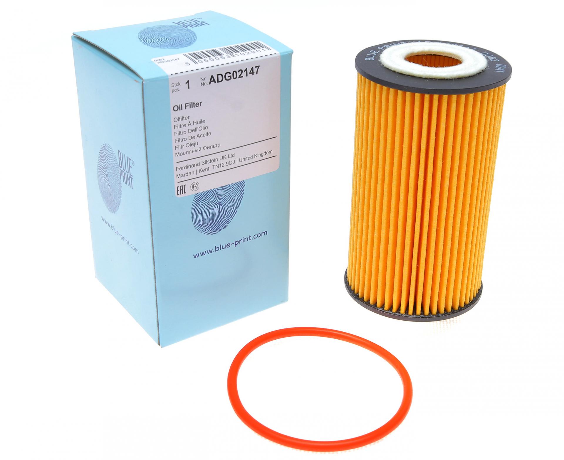 Фильтр масляный BLUE PRINT для Opel Astra/Combo 1,4-1,6 16V 05- h 106,5 мм (ADG02147)