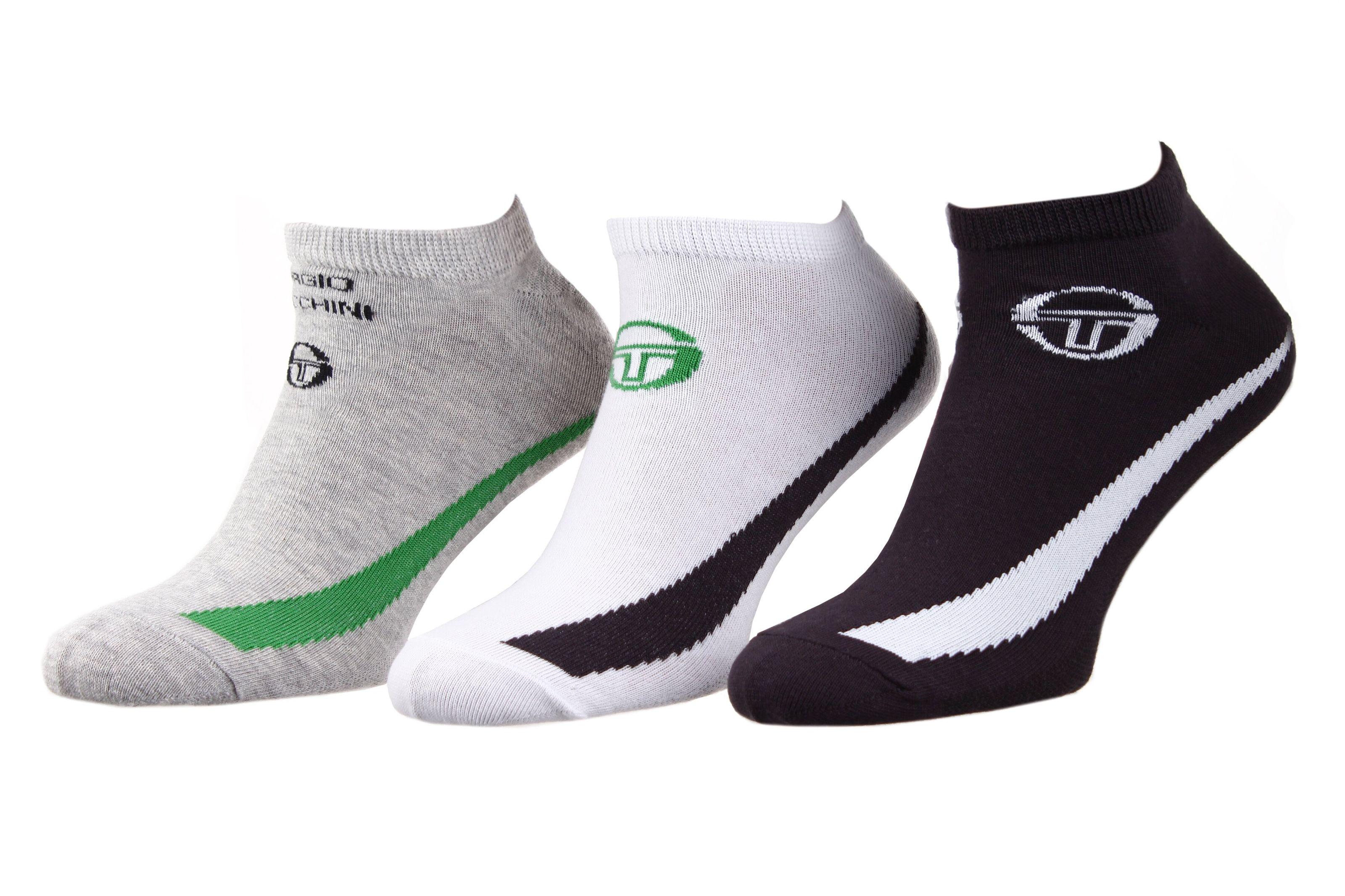 Носки Sergio Tacchini 3-pack р. 43-46 Gray/White/Black (93242541-1)