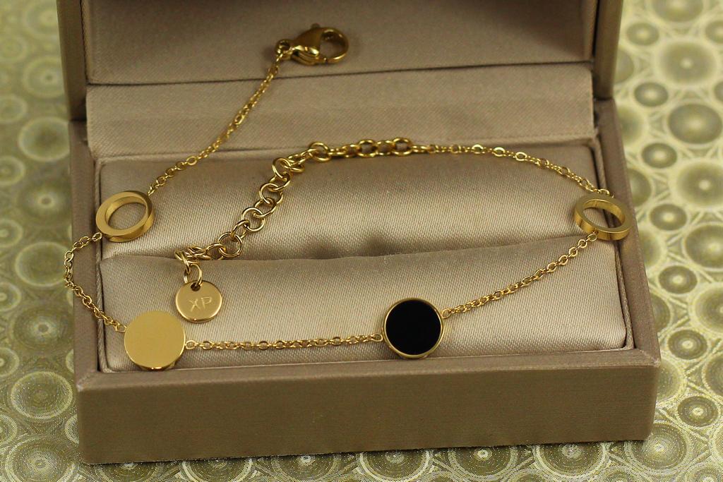 Браслет Xuping Jewelry циклы луны 17,5 см Лимонный (31481355)