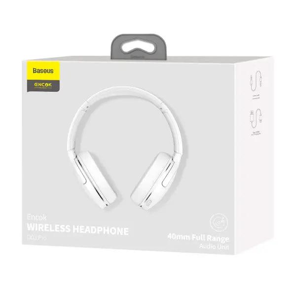 Наушники беспроводные BASEUS Encok Wireless D02 Pro Bluetooth White (NGTD010302) - фото 14