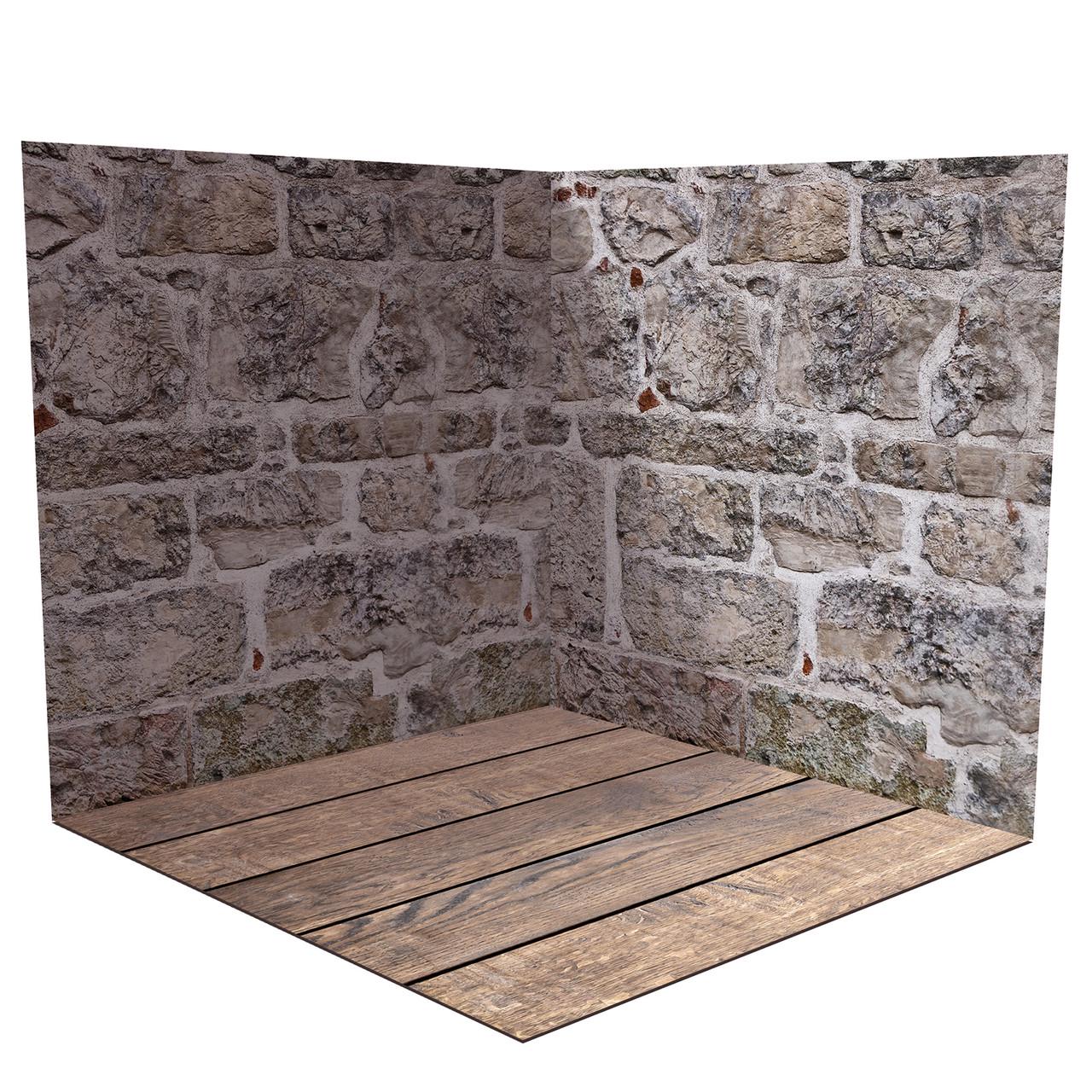 Фотофон вініловий кутовий Frontlit 160x160 см 450 г/м2 (58037)