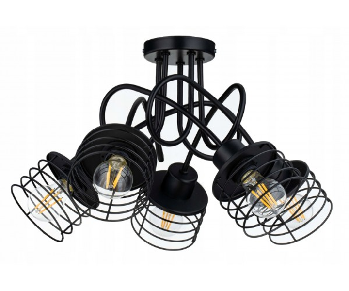 Подвесной светильник Kawa 5 Black (PL-0002890 M/BLACK)