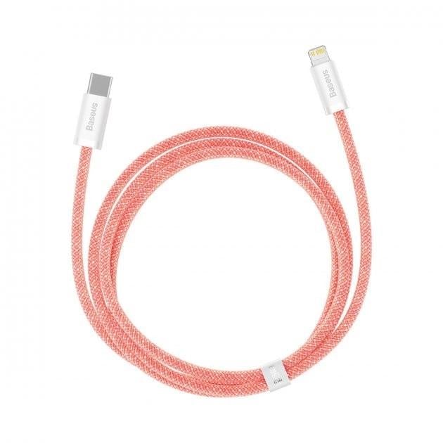 Кабель для айфону BASEUS Dynamic Series Fast Charging Data Cable Type-C to Lightning 20W 1 м Orange (546789) - фото 2