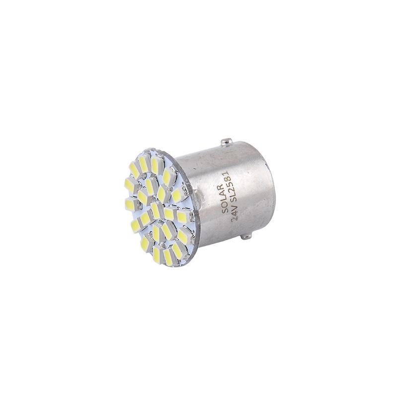 Автолампы светодиодные Solar 24 В G18.5 BA15s 22SMD 2 шт. White (SL2581) - фото 3